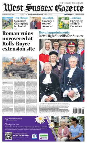 Cover of West Sussex Gazette