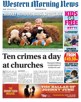 Cover of Western Morning News