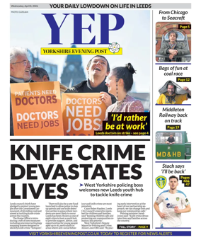 Cover of Yorkshire Evening Post