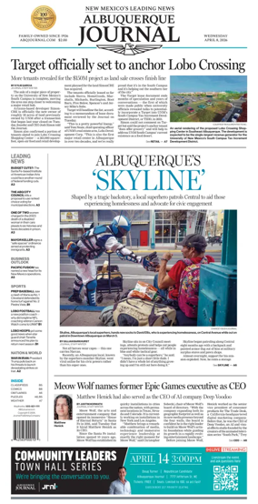 Cover of Albuquerque Journal