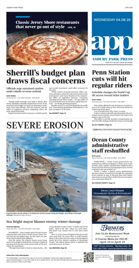 Cover of Asbury Park Press