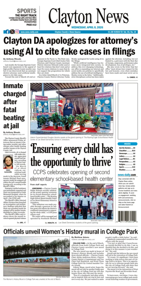 Cover of Clayton News