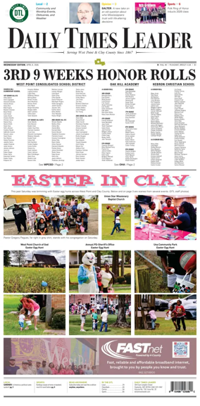 Cover of Daily Times Leader