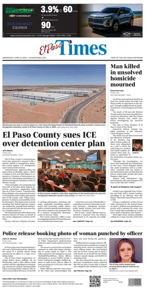 Cover of El Paso Times