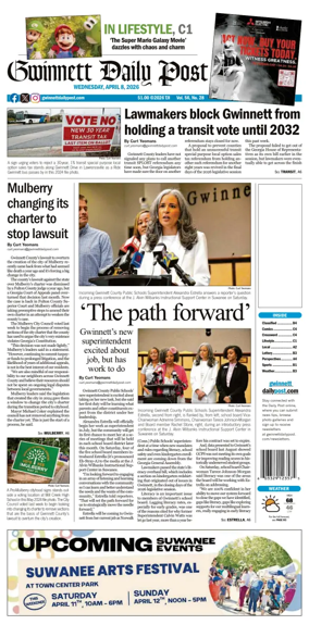 Cover of Gwinnett Daily Post