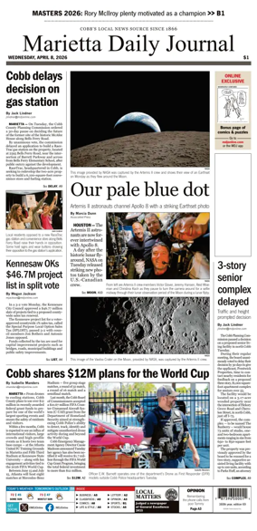 Cover of Marietta Daily Journal