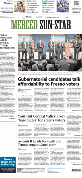 Cover of Merced Sun-Star