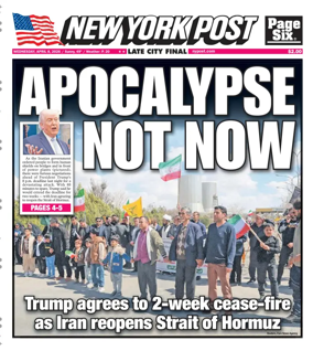 Cover of New York Post