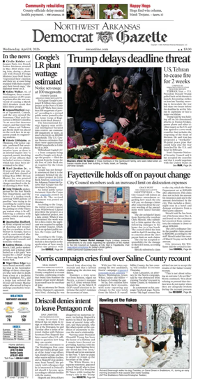 Cover of Northwest Arkansas Democrat-Gazette