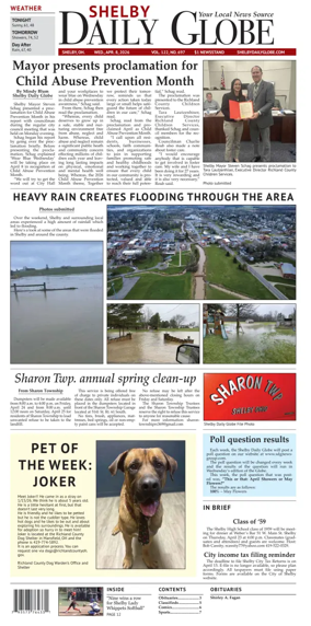 Cover of Shelby Daily Globe