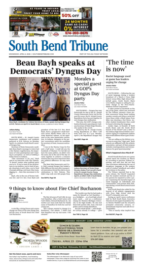 Cover of South Bend Tribune