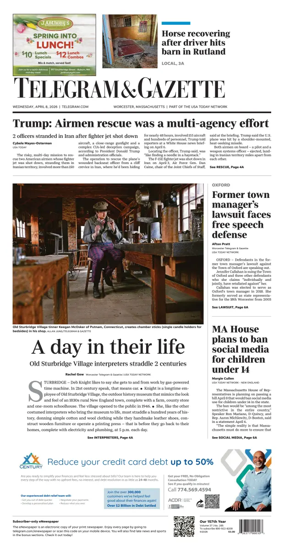 Cover of Telegram & Gazette