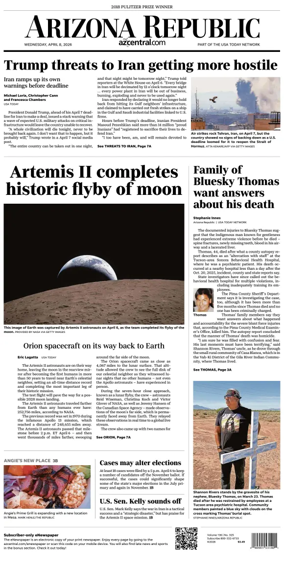 Cover of The Arizona Republic