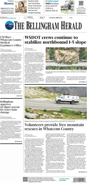 Cover of The Bellingham Herald