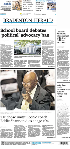 Cover of The Bradenton Herald