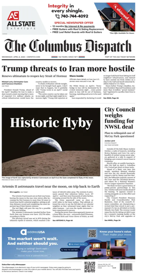 Cover of The Columbus Dispatch