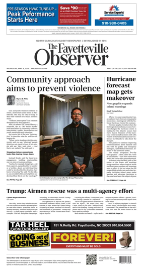 Cover of The Fayetteville Observer