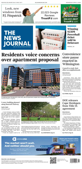 Cover of The News Journal