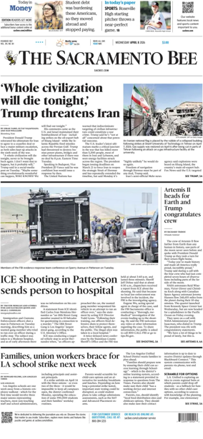 Cover of The Sacramento Bee