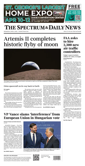 Cover of The Spectrum & Daily News