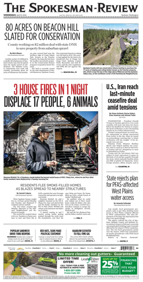 Cover of The Spokesman-Review (Spokane)