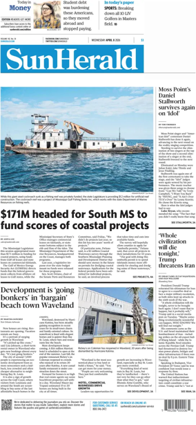 Cover of The Sun Herald