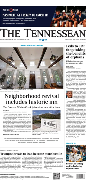 Cover of The Tennessean