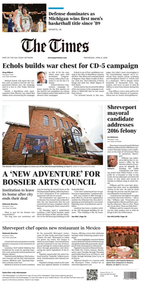 Cover of The Times (Shreveport)