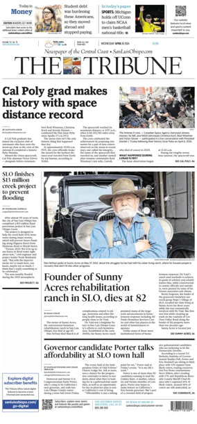 Cover of The Tribune (SLO)