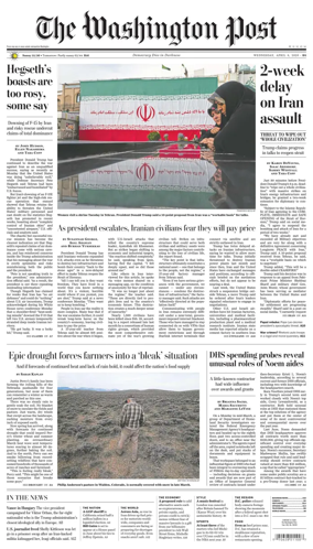 Cover of The Washington Post