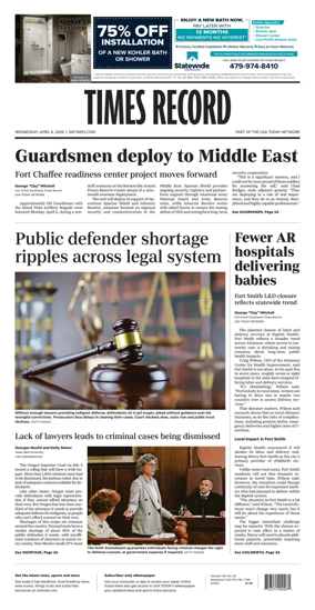 Cover of Times Record (Ft. Smith Southwest)