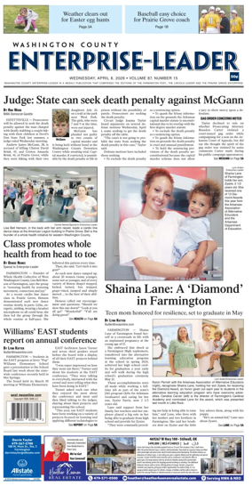 Cover of Washington County Enterprise-Leader