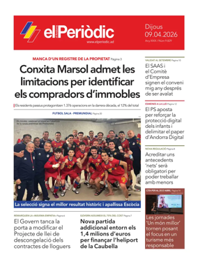 Cover of El Periodic D'Andorra