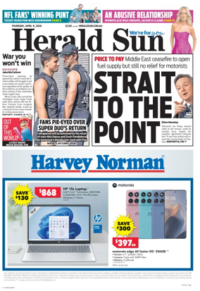 Cover of Herald Sun
