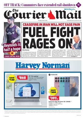 Cover of The Courier-Mail