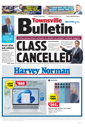 Cover of Townsville Bulletin