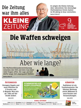 Cover of Kleine Zeitung Kaernten