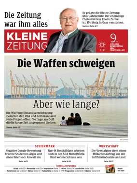 Cover of Kleine Zeitung Steiermark