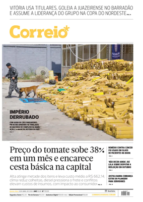 Cover of Correio da Bahia