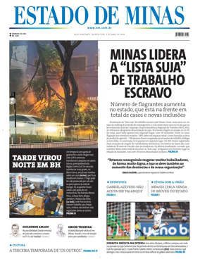 Cover of Estado de Minas (Brazil)