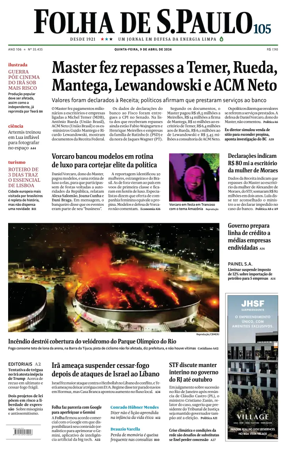 Cover of Folha de S.Paulo