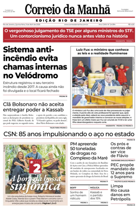 Cover of Jornal Correio da Manha