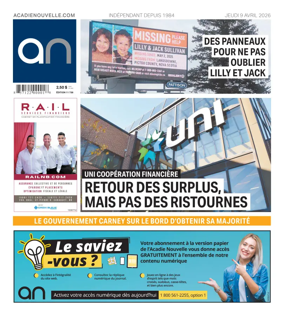 Cover of Acadie Nouvelle
