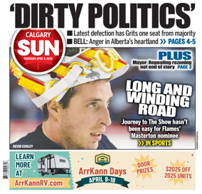 Cover of Calgary Sun