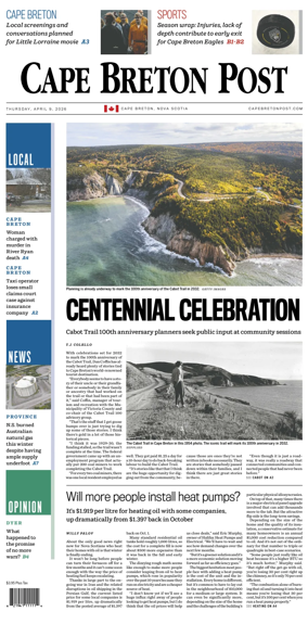 Cover of Cape Breton Post
