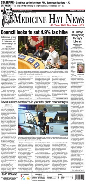 Cover of Medicine Hat News