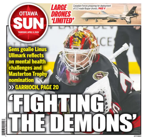 Cover of Ottawa Sun