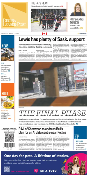 Cover of Regina Leader-Post