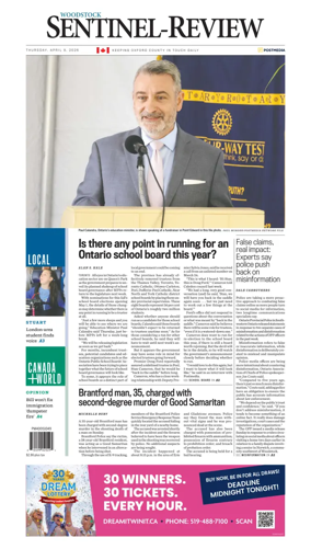 Cover of Sentinel-Review (Woodstock)