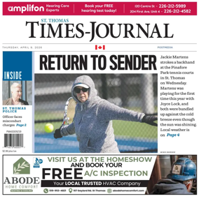 Cover of St. Thomas Times-Journal